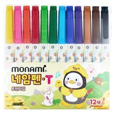 monAmi Pengsoo 姓名筆 T 12 色套裝, 單一商品, 1套