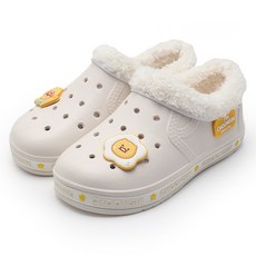 KAKAO FRIENDS 兒童用春植Good Morning字母毛絨室內拖鞋
