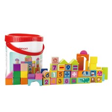 TOPBRIGHT 特寶兒 123 動物積木 50p, 1個, 混合顏色