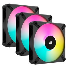 CORSAIR 海盜船 iCUE AF120 RGB ELITE 系統散熱器 120mm Node Core XT, 3個, 單一商品, 黑色