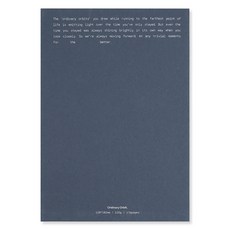 DASH&DOT Ordinary Orbit 萬年手帳, 1個, 01 Eternal Blue