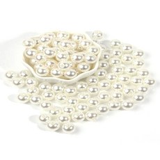 MaDaKkuMi 串珠工藝珍珠 10mm, 1套, 象牙白