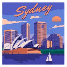 地標 雪梨歌劇院, 1個, 混合色