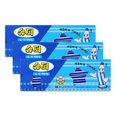 地球化學 超級色鉛筆 單色 藍色 12p, 3個, 1色