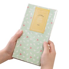 데이소이 슬림 패턴 미니 폴라로이드 앨범 9 x 6.2 cm, 09 버드, 84매