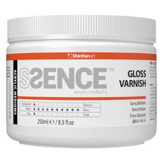 신한에쎈스 아크릴컬러 글로스 바니시 젯소 Jar, 250ml, 1개