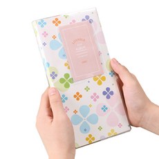 데이소이 슬림 패턴 미니 폴라로이드 앨범 9 x 6.2 cm, 04 네잎클로버, 84매