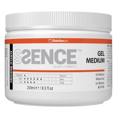 신한에쎈스 아크릴컬러 젤 미디엄 젯소 Jar, 1개, 250ml