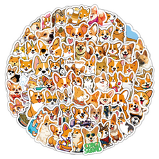 데일리조이 귀여운 동물 다이어리 다꾸 팬시 스티커 100종 세트, 선택13, 1세트