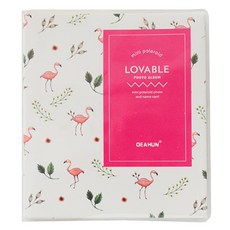 데이소이 러블리 패턴 미니 포토앨범 3 x 5 세로형, 03 플라밍고, 32매