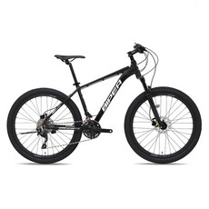 알톤 마렝고 MTB 알루미늄 디스크 브레이크 15.1kg, 매트블랙 + 화이트, 38cm, 1개