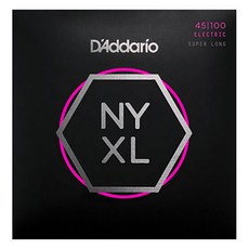 D'Addario 貝斯吉他弦, 1個, 單色, NYXL45100SL