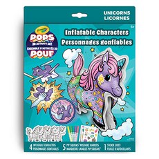 Crayola 繪兒樂 Pops 3D 魔法氣球 獨角獸, 5色, 1個