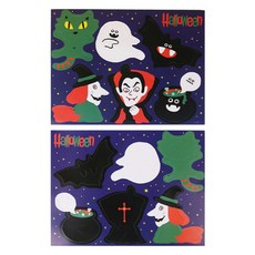 Maket Gamseong 萬聖節棒狀包裝裝飾30件組, 角色, 1套