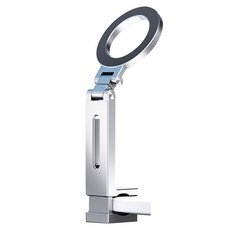 위니즈 휴대용 마그네틱 맥세이프 휴대폰 거치대, 실버, 1개, WZ-E01S