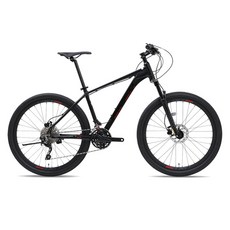 알톤 마렝고 MTB 알루미늄 디스크 브레이크 14.5kg 신장 160~180cm, 매트블랙+레드, 17cm, 1개