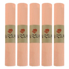 마다꾸미 컬러 주름지 25 x 250 cm, 피치, 5개