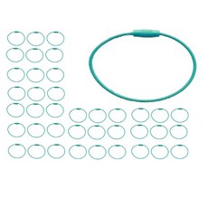 MaDaKkuMi 環形金屬線圈 40入, 藍色(金屬線圈), 1套