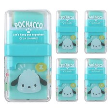 Sanrio 三麗鷗 滾輪橡皮擦 帕恰狗, 薄荷綠, 5個