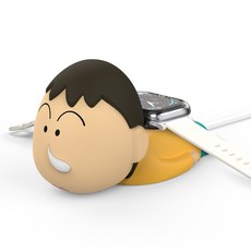 pokamori 蠟筆小新 矽膠智慧手錶充電座, 1個, 阿呆
