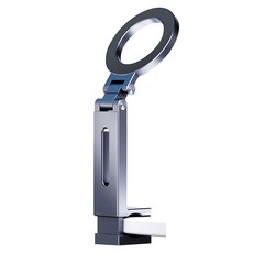 위니즈 휴대용 마그네틱 맥세이프 휴대폰 거치대, 그레이, 1개, WZ-E01G