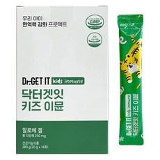 DrGetIt 孩童蘆薈保健果凍隨身包 14條入, 1盒