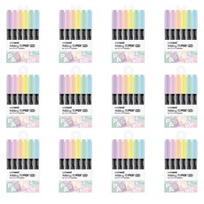 monAmi Edding Super 600 6色粉彩螢光筆, 混合色, 72個