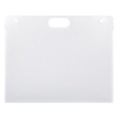 美術畫紙圖片收納大海報收納文件A3, 1個, 02 白色