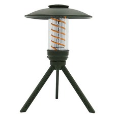 LIBERO 스파이럴 미니 LED 램프 랜턴, 카키, 1개
