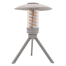 LIBERO 스파이럴 미니 LED 램프 랜턴, 그레이, 1개