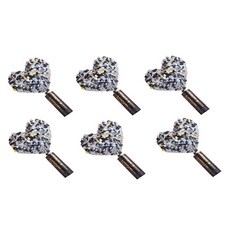 Mandeul Hobby 活動紙花 6入組, 黑色, 1套