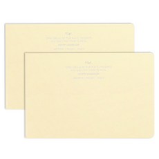 PAPERIAN Flat Pocket 6個月日誌 萬年型 2入組, 1個, 卡士達