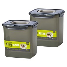 LocknLock 樂扣樂扣 泡菜保鮮盒 卡其色 HPL828HS2, 5L, 2個