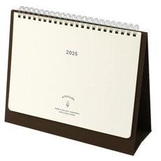 PAPERIAN 2025年態度雙面桌歷, 1個, 透明