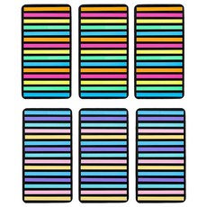 UNIBI 半頁索引螢光標籤便利貼 10款 x 180張套組, 1套