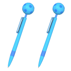 재미있는 스포츠 젤 볼펜 축구공 0.5mm, 검정, 2개