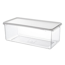 Mungul 冰箱組織優質密封部分容器 5.5L, 1個, 1入