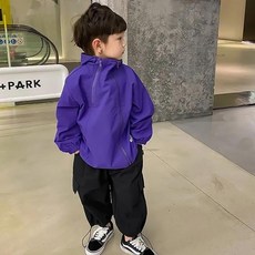 Starbean 男童休閒亮點連帽拉鍊外套