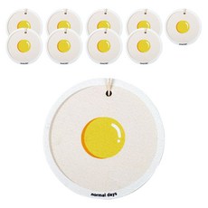 植物性零廢棄纖維素天然菜瓜布 雞蛋, 10入, 1個