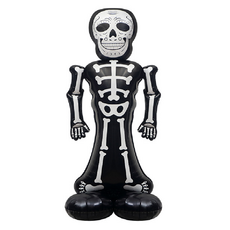 泰坦萬聖節活動大型亮點氣球 大型萬聖節骷髏 160 x 94 cm, 1個, 混合色