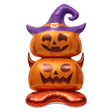泰坦萬聖節活動大型重點氣球 大型萬聖節南瓜 150 x 70 cm, 混合色, 1個