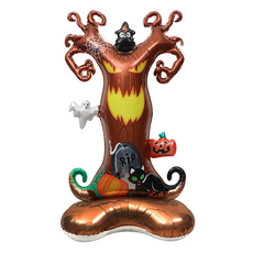 泰坦 萬聖節活動大型造型氣球 大型幽靈樹3 149 x 77 cm, 混色, 1個