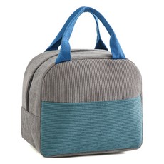 Deisoi 撞色亮點午餐袋, 1個, 灰色