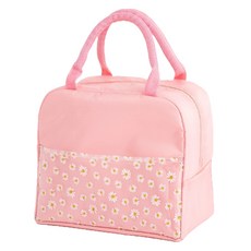 Daysoy 花朵保冷午餐袋, 1個, NO 05 粉紅色