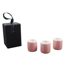 Dalsogum 陶瓷一口杯 迷你酒杯, 3個, 大理石粉