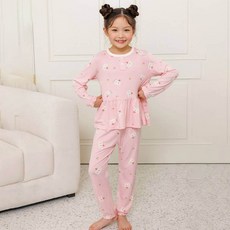 mabellechouchou 女童柔軟保暖睡衣套裝