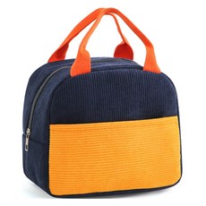 Deisoi 撞色亮點午餐袋, 1個, 黃色