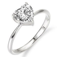 새미쥬얼리 여성용 925silver 하트로우 모이사나이트 반지 + 쇼핑백