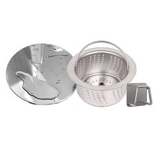 全覆蓋邊緣排水蓋 + 全不鏽鋼脫水機用邊緣網 + 不鏽鋼掛勾套組, 單一顏色, 1套