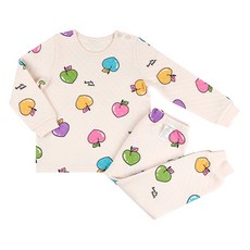 Maykids 幼童/青少年彩虹蜜桃保暖內衣套裝